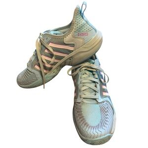 K-Swiss sneakers Women's 8 M‎ Pickleball Shoes Aqua Blue tennis